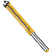 3X 2 Inch Height Extra Long Flush Trim Router Bit 1/4 Inch x 3/8 Inch Woodworking Milling Cutter for Wood DIY Tool
