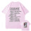 (L)Letter Printed T-shirt Short Sleeve Printed Tee Tops 2
