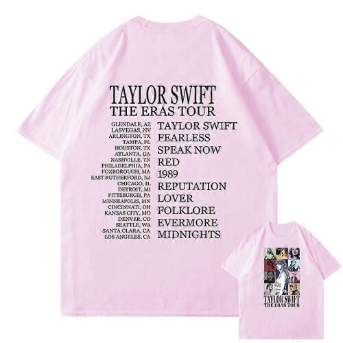 (L)Letter Printed T-shirt Short Sleeve Printed Tee Tops 1