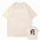 (L)Letter Printed T-shirt Short Sleeve Printed Tee Tops 3