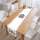 Décoration de table de Pâques en lin imprimé, drapeau de table 4