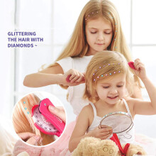Speelgoed voor Kinderen Meisje 180 Edelstenen Bling Deluxe Set Meisjes Speelgoed Fantasiespel Jewel Refill Set DIY Meisjes Haar Styling Tool