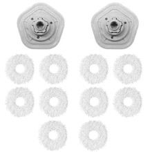 1Set Wischmopp-ErsatzzubehöR Haushaltsersatzteile Anwendbar für W10 Roboter-Staubsauger