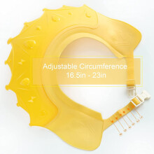 Weiche Baby-Duschhaube Weiche Verstellbare Baby-Duschhaube zum Waschen der Haare Baby-BademüTze Schild Baby-Sichere SchirmmüTze Gelb