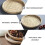 MLINS Extra Large Wicker Baskets Fruit Bowl Storage Disc Natural Household 7