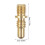 Billardqueue-Reparaturteile Kupfer Gold Robust Verschleißfest 2 Sets 3