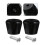 4Pcs Rollschuhstopper Brake Pad Black for Roller Skating Activities 6