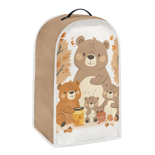 Bear Pattern Design Kitchen Accessories for Kitchen Use Machine Washable Easy to Install 1