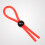 (Red 3 piece set) Locking Cock Ring for Couples - 50 Chars 1