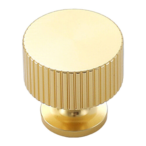 Round Gold Cabinet Knobs Aluminum Drawer Pulls 24 1