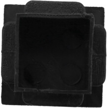 60 Pcs 19mm x 19mm Blanking End Caps Square Tubing Tube Insert Plastic