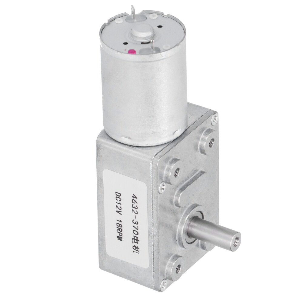 Dc Worm Reduction Motor 4632Â370 For Windows Openers 12V 18Rpm Compact Winch 8791390769197