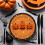 Halloweenpumpa Papperstallrikar 7 i 10-pack 5