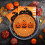 Συσκευασία 10 χάρτινων πιάτων για το Halloween (7,1") με μοτίβα κολοκύθας – μιας χρήσης, 6