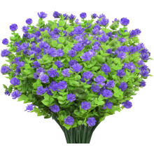 Plantes artificielles en plastique, fleurs artificielles réalistes, parfaites pour votre décoration intérieure et extérieure, aspect réaliste,