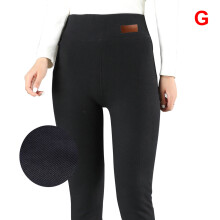 (G) Women\'s High Waist Cashmere Leggings Warm Winter