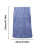 Serviette de bain en microfibre bleue 61 x 119 cm 3