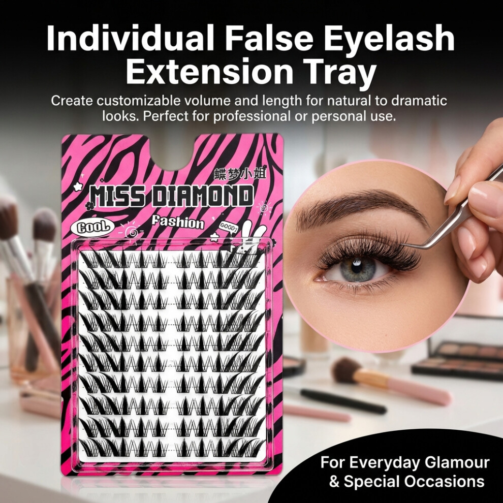 Roc-Electron (Nine Tailed Rabbit) 10 Pairs Butterfly Lashes - Natural & Lightweight
