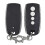 5pcs King Gates Gate Control compatible Stylo Stylo2k Stylo4k Garage Door Remote Control 433mhz Rolling Code 4