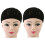Black Cornrow Wig Cap Soft Comfortable Crochet Braiding 2 4
