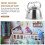 Mini Teapot Model Silver Office Tea Kettle 2.7x2.2 cm 3