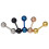 Σκουλαρίκια αυτιών απλά, ανθεκτικά στη φθορά, για άνδρες, με μπάρα πανκ, για 5