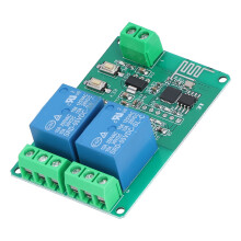 Module relais WiFi ESP8266 à 2 canaux, 5 V, 10 A