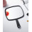 Hand Mirror, Extra Large Black Handheld Mirror with Handle 6