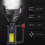 Camping Flashlight Lantern Portable LED USB-Charged 5