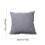 Housse de canapé en polyester 45 x 45 cm, housse décorative avec fermeture éclair, 1 3