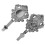 WHAMVOX Zinc Alloy Wall Hook Holdback 2 pcs Black 4
