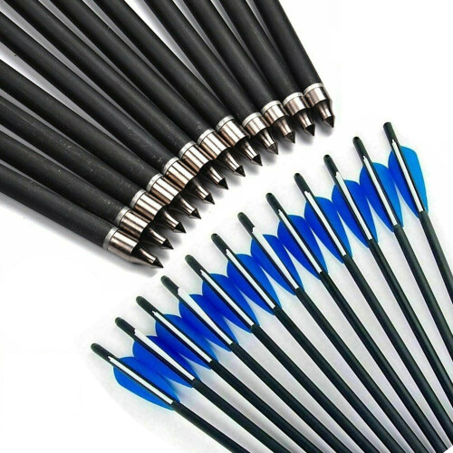 ALING Carbon Crossbow Arrows 20 Inch 12 Pcs 2