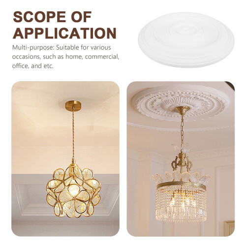 OUNONA decorative ceiling light medallion 1 set 2
