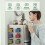Organizer magnetico per bustine di tè in metallo, 6 pezzi, nero 3