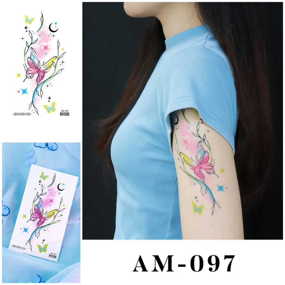 Roc-Electron (97) Colorful Temporary Tattoos For Party Supplies