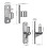Stainless Steel Gate Hinges - Heavy Duty Wall Mount Farm Gate Hinges 3