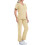 Nurse Scrubs Set Beige L Solid Short Sleeve Top and 3