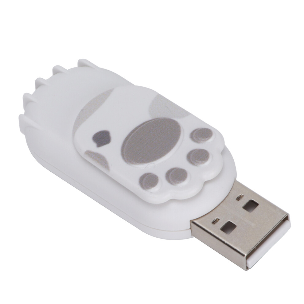 Large 64Gb Cat Paw Shape Usb 2.0 Flash Drive For Pc & Laptop Grey 6941390770729