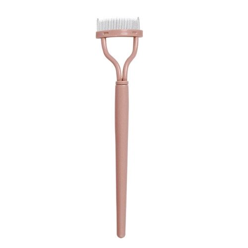Pente para cílios com dentes curvos ergonômicos de aço (1 unidade) 2