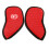 10Pcs/Pack Meshy Golf Iron Covers set includes 10pcs: 3,,,,7,8,9.P,S,A It only -sided number worked for right hand - red 8