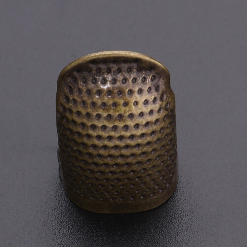 Metal Thumb Thimble for Hand Sewing 2 Pack 2
