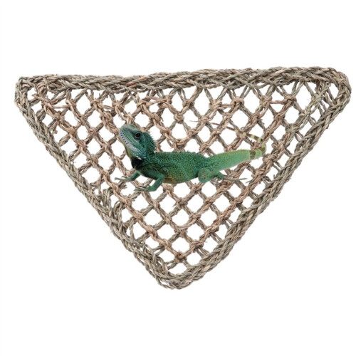Hamaca triangular de juguete para reptiles, ideal para anolis y geckos. 1