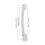 Refrigerator Freezer Door Handle Handles Replacement Silver 8