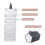 Portable Foldable Glasses Storage Box with 5 Slots 5