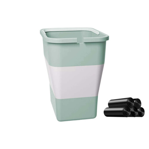Car Mounted Small Garbage Bin Household Dormitory Desktop Mini Coffee Table Fruit Peel Storage Box Foldable Uncovered Inside The Car 1