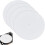 Turntable Platter Mat Felt 7.3 Inch 4 Pcs Black 7