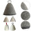 Thickened Winter Wool Felt Sauna Hat Keep Warm Bath for Skin Head Accessories 5