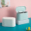 unbranded Bathroom Garbage Can Desk Trash Small Size Waste Container 5