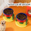 Adjustable Dog Bowl Stand with Multi-Level Height, Base & Bright Colors 5