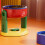 Adjustable Dog Bowl Stand with Multi-Level Height, Base & Bright Colors 6